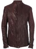 Incarnation Zipped Biker Jacket - Red