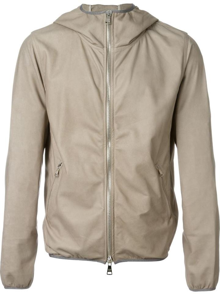 Giorgio Brato Hooded Zip Jacket