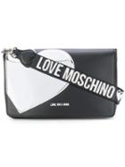 Love Moschino - Silver Heart Tote Bag - Women - Polyurethane - One Size, Black, Polyurethane