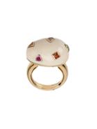 Bibi Van Der Velden 'pop Art' Small Ring, Women's, Size: 55, White