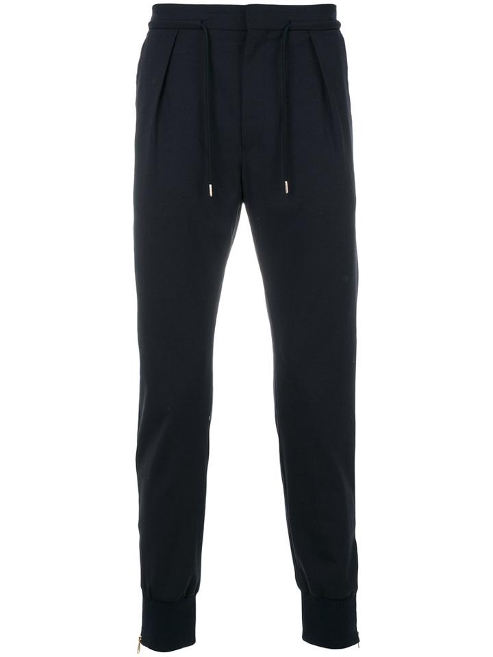 Paul Smith - Zipped Cuffs Tailored Trousers - Men - Cotton - 30, Black, Cotton