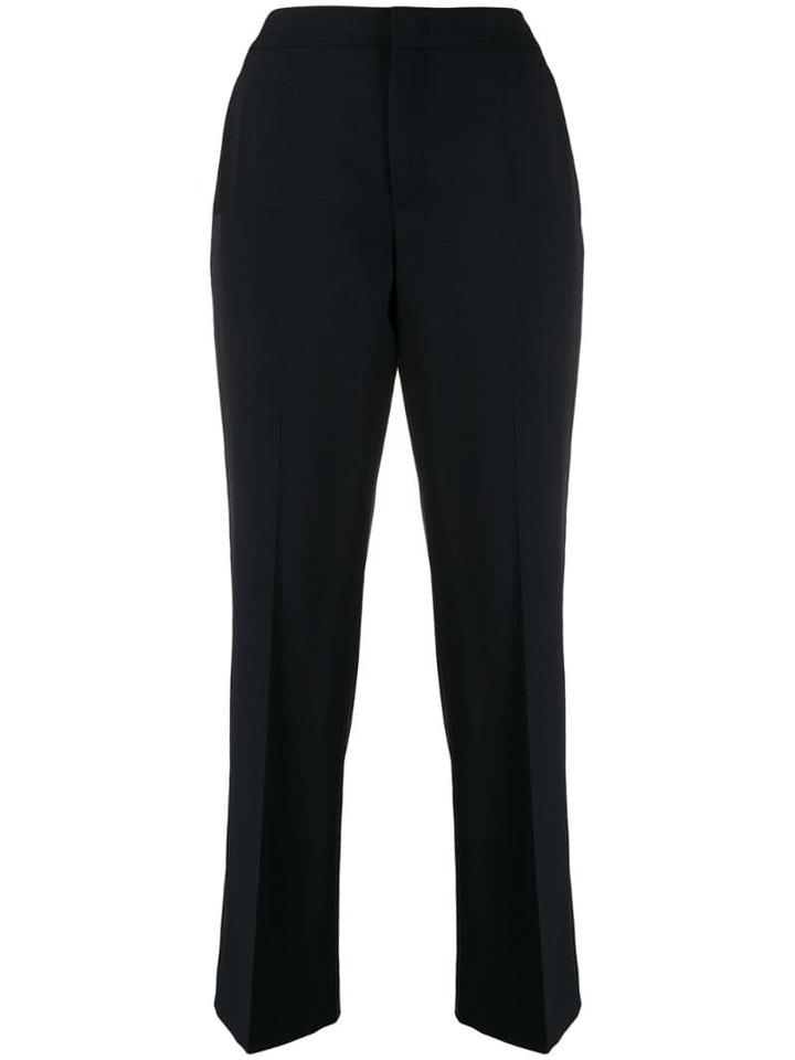Red Valentino Straight-leg Trousers - Blue