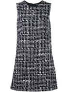 Dolce & Gabbana Bouclé Shift Dress - Grey