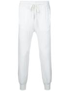 Haider Ackermann Cropped Skinny Track Pants - White