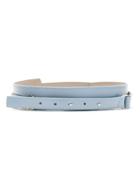 Reinaldo Lourenço Leather Belt - Blue