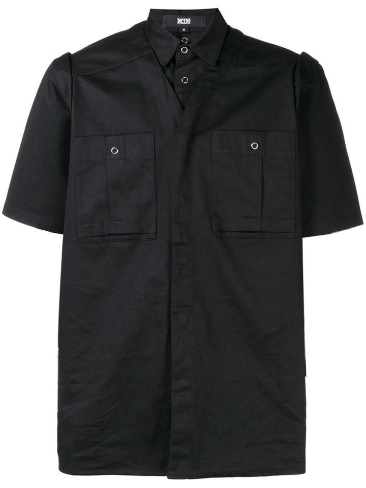 Ktz Detachable Layer T-shirt - Black