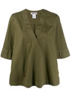 Hope Cotton Blouse - Green