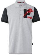 Plein Sport - Logo Polo Shirt - Men - Cotton - L, Grey, Cotton