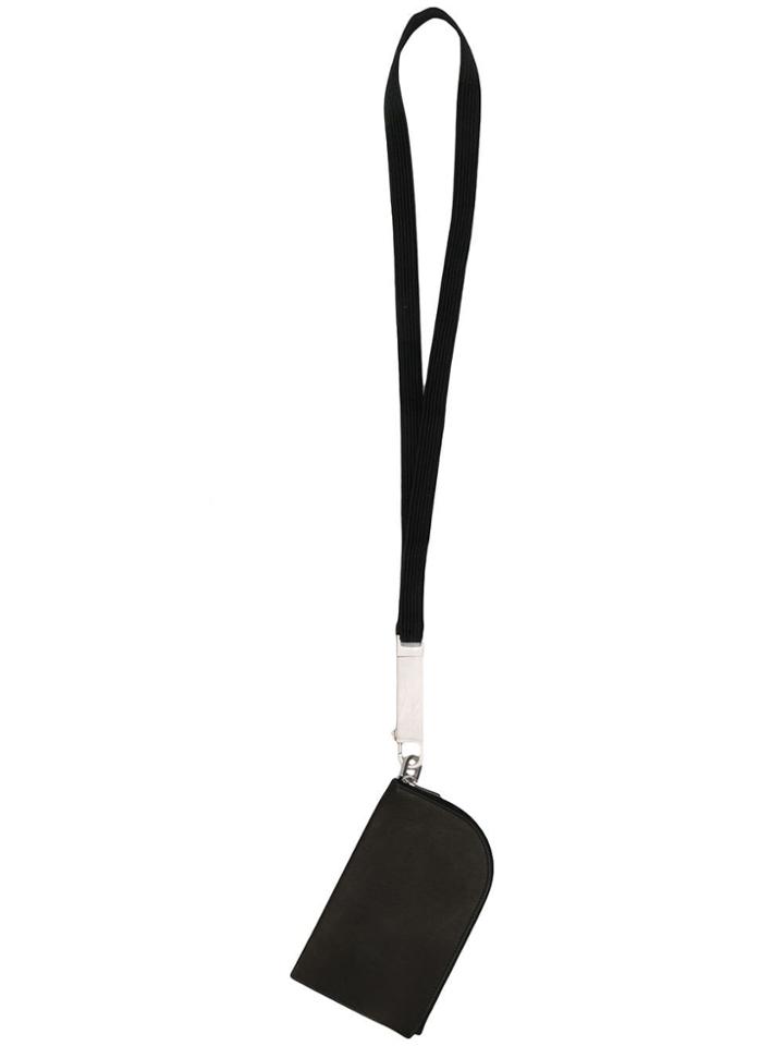 Rick Owens Babel Classic Neck Wallet - Black