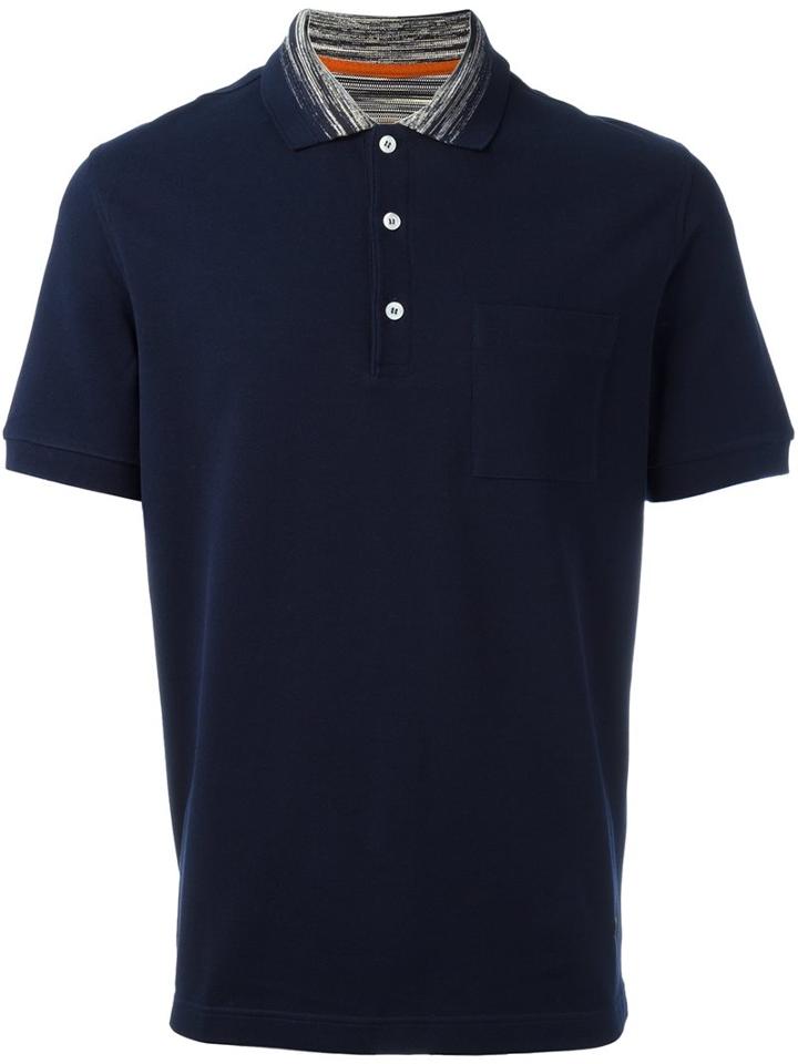 Missoni 'space Dye Collar' Polo Shirt