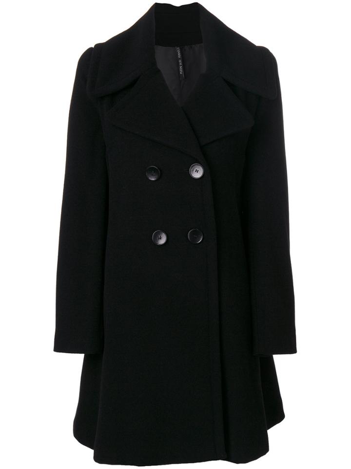 Plein Sud Double Breasted Coat - Black