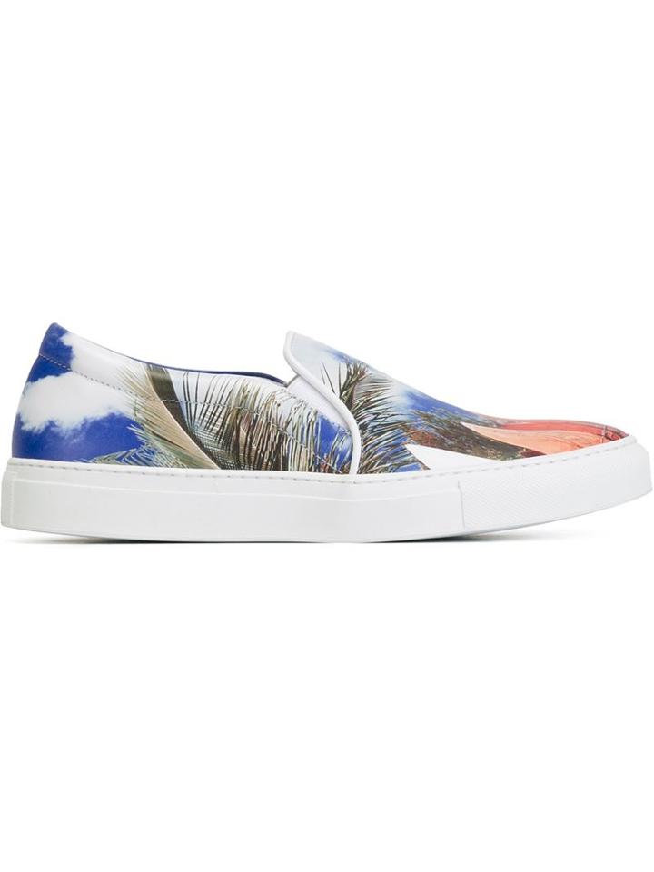 Joshua Sanders Surfboard Print Slip-on Sneakers