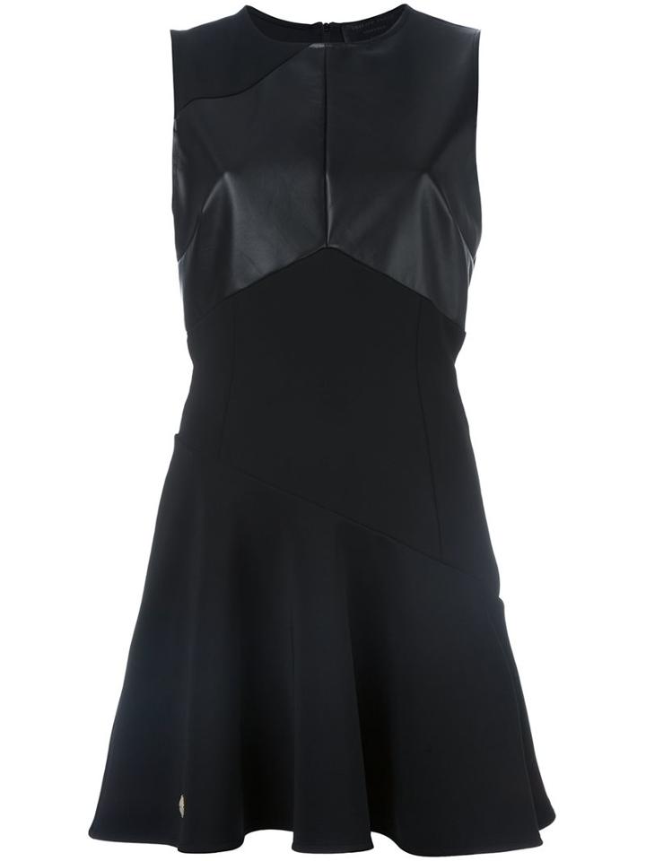 Philipp Plein 'cross' Dress, Women's, Size: Xl, Black, Viscose/nylon/spandex/elastane/polyester