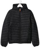 Save The Duck Kids Padded Satin-shell Jacket - Black