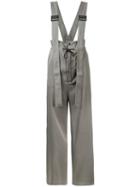 G.v.g.v. Twill Utility Braces Jumpsuit, Women's, Size: 34, Green, Polyester/triacetate