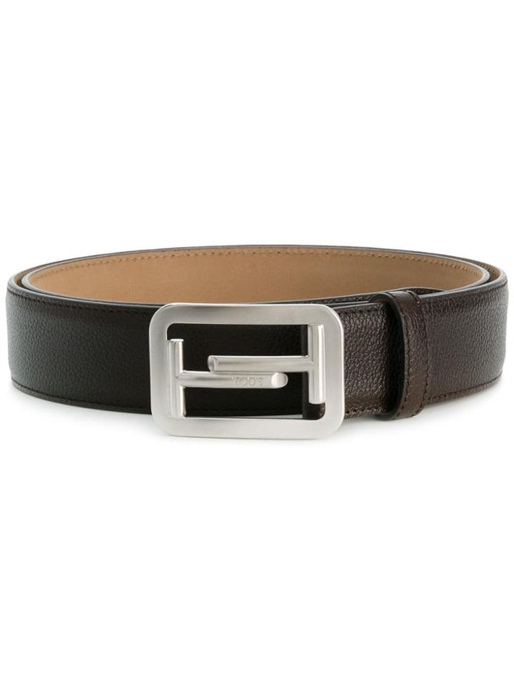 Tod's Classic Embellished Belt - Brown