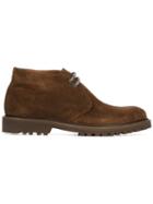 Eleventy Desert Boots, Men's, Size: 42.5, Brown, Rubber/suede/leather