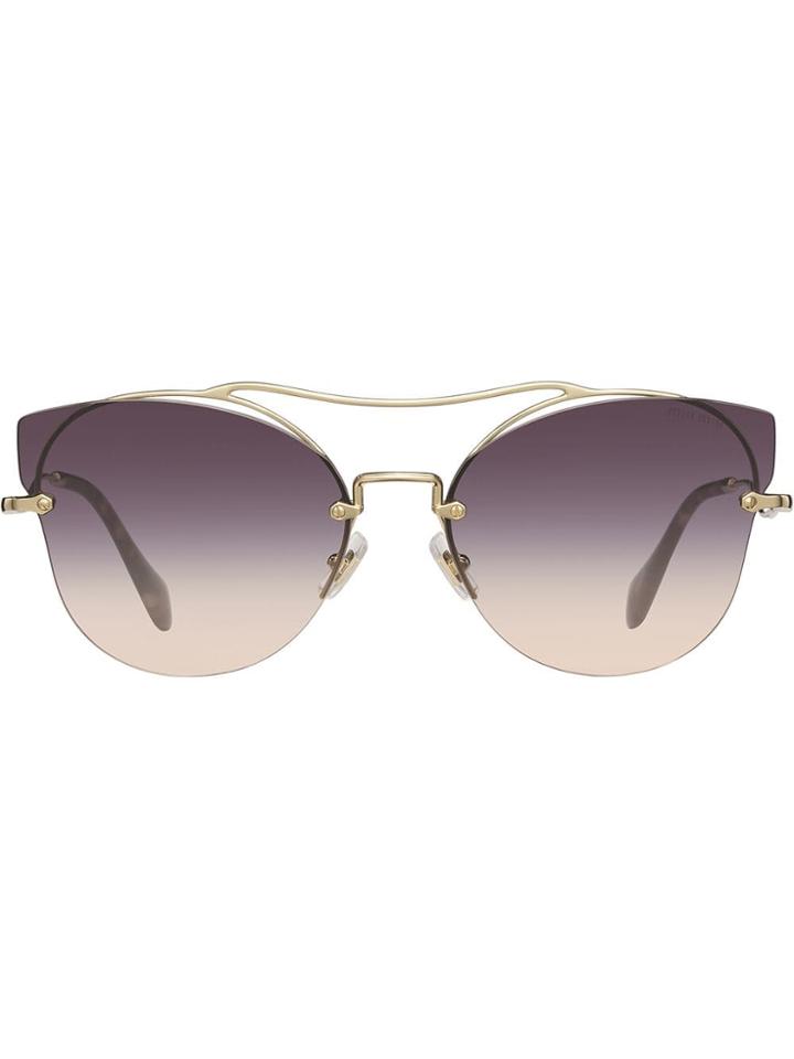 Miu Miu Scenique Butterfly Sunglasses - Grey