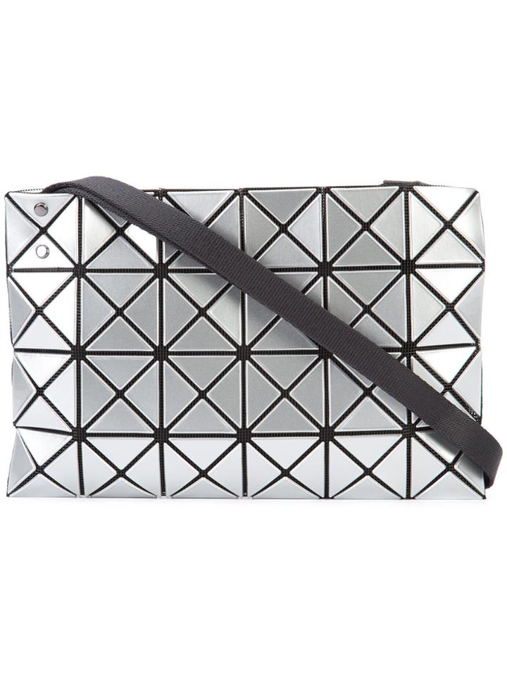 Bao Bao Issey Miyake Geometric Design Shoulder Bag - Metallic
