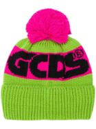 Gcds Colour Block Logo Hat - Green