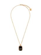 Versace Team Logo Pendant Necklace - Gold