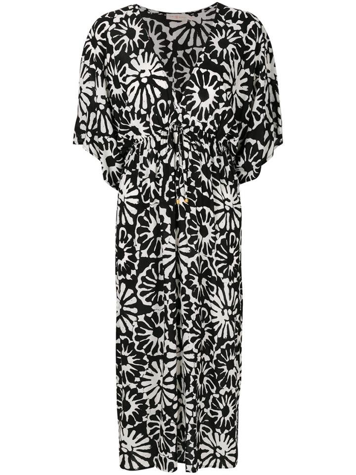 Tory Burch Pomelo Floral Beach Dress - Black