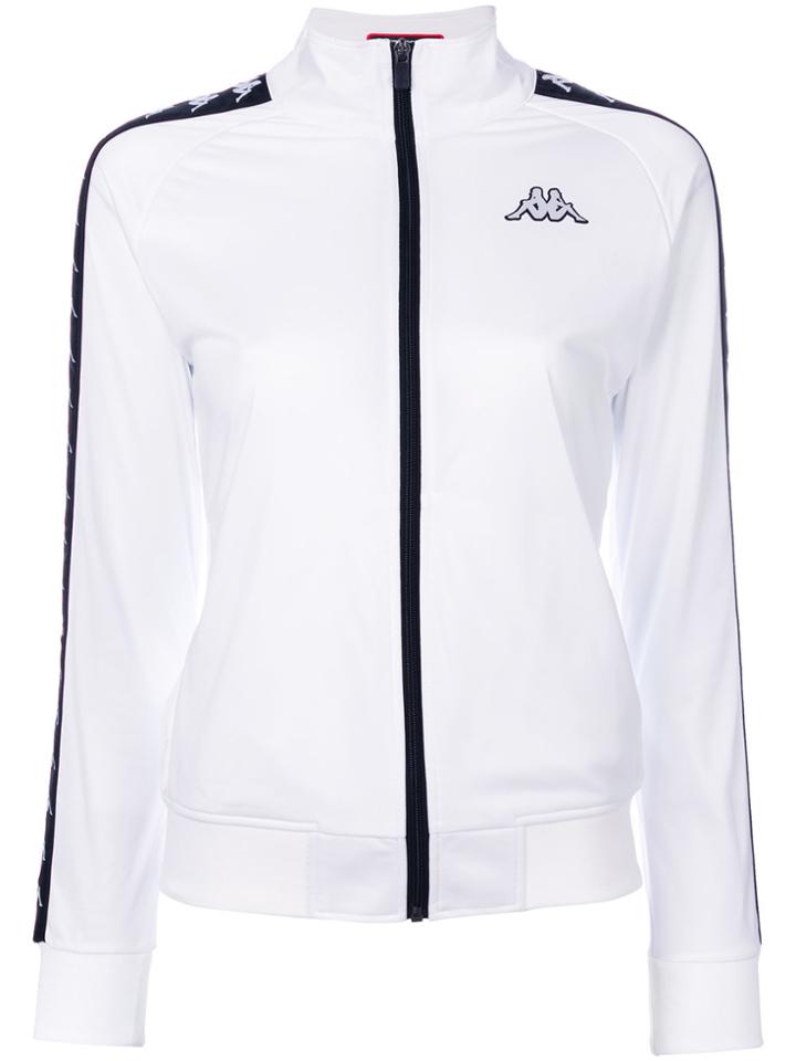 Kappa Zipped Sport Jacket - White