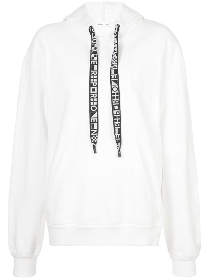 Proenza Schouler Pswl Drawstring Hoodie - White