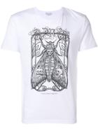 Alexander Mcqueen Moth Graphic T-shirt - White