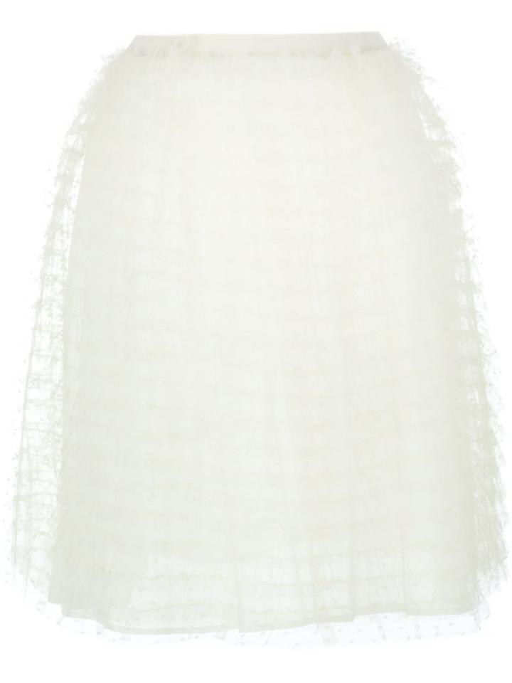 Red Valentino Tiered Skirt