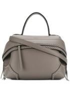 Tod's Chain Detail Tote - Grey