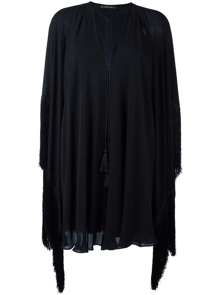 Plein Sud Draped Dress, Women's, Size: 38, Black, Silk