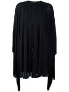 Plein Sud Draped Dress, Women's, Size: 38, Black, Silk