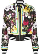 Dolce & Gabbana Floral Bouquet Printed Bomber Jacket - Multicolour