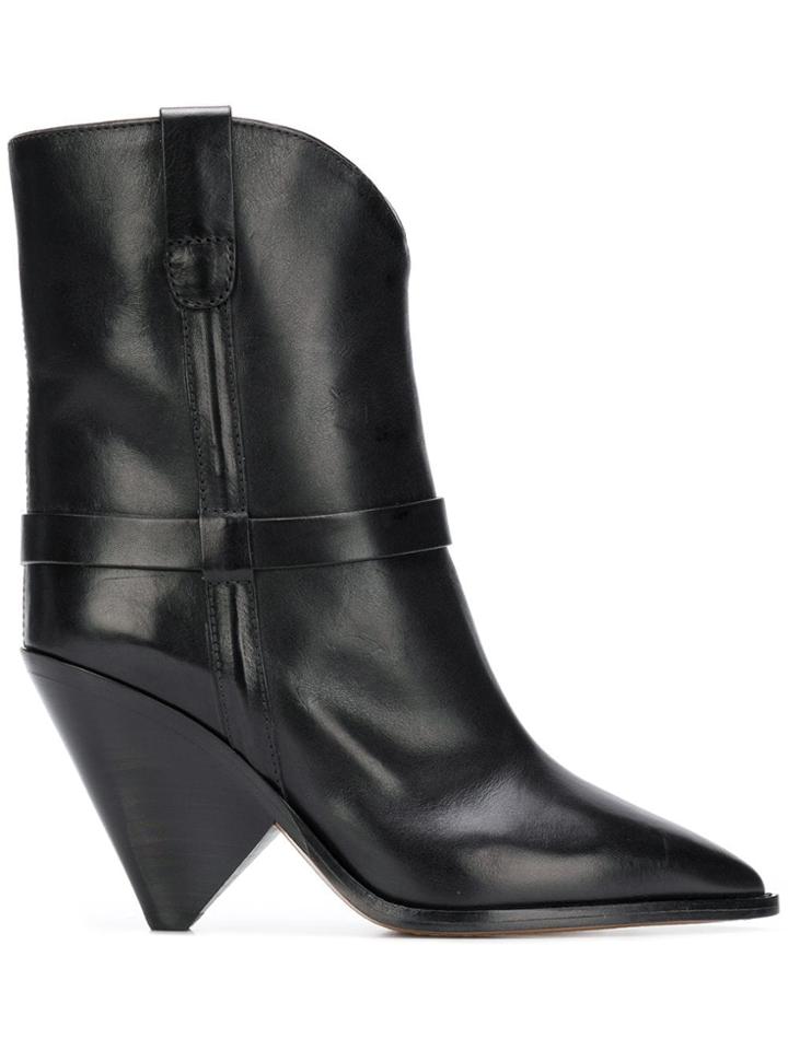Isabel Marant Pointed Toe Boots - Black