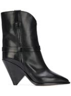 Isabel Marant Pointed Toe Boots - Black