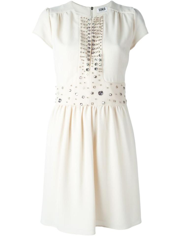 Sonia By Sonia Rykiel Stone Embellished Dress
