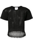 Philosophy Di Lorenzo Serafini Embroidered Blouse - Black