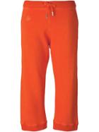 Dsquared2 Cropped Track Pants, Women's, Size: Xs, Yellow/orange, Cotton