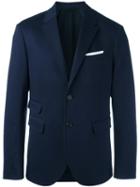 Neil Barrett Classic Blazer, Men's, Size: 54, Blue, Viscose/polyester/polyester