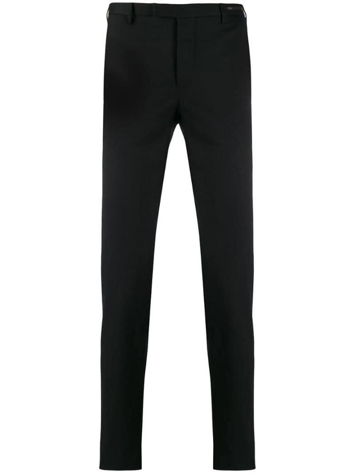 Pt01 Stretch Flannel Trousers - Black