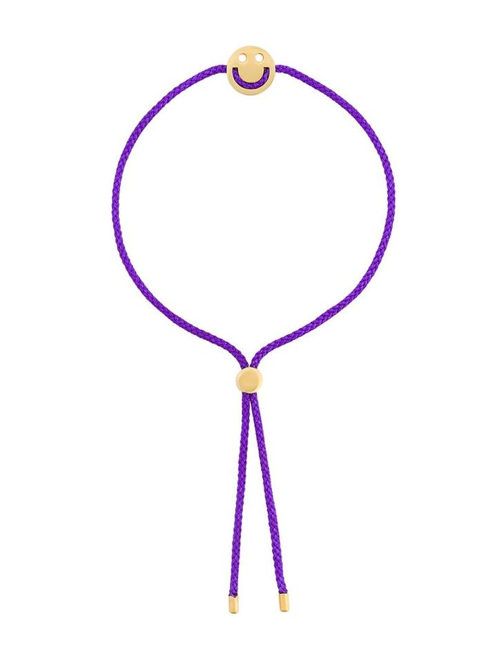 Ruifier Smile Pendant Bracelet, Women's, Pink/purple