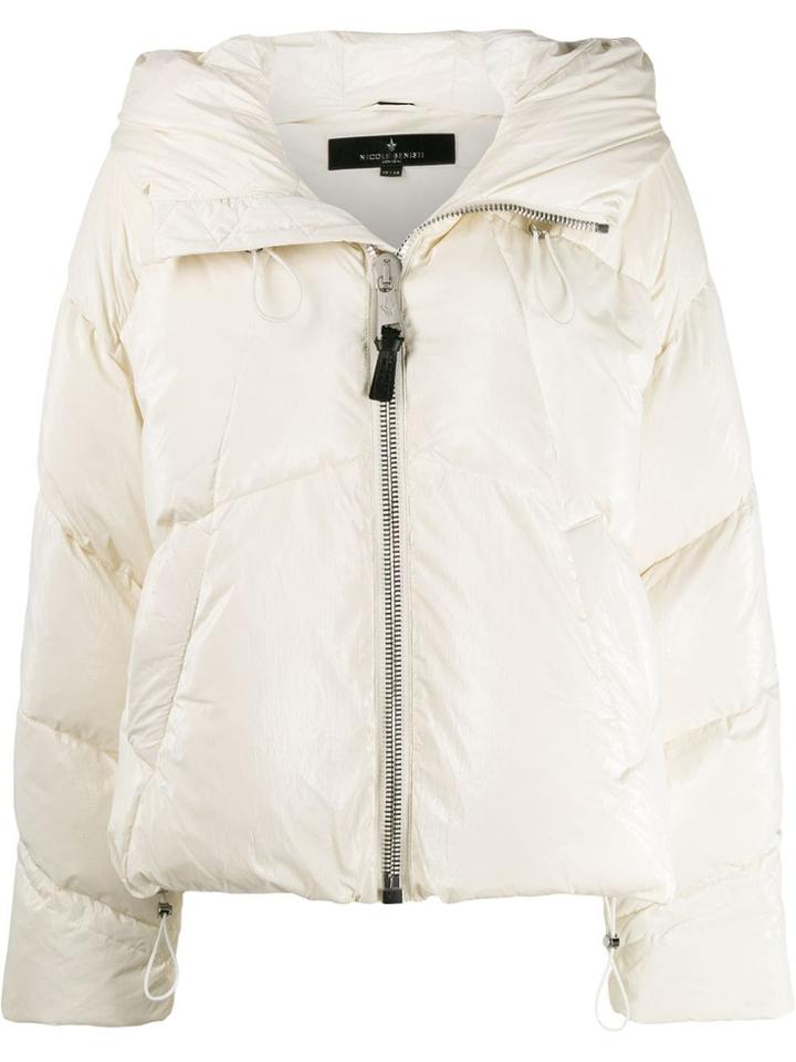 Nicole Benisti Hooded Padded Jacket - White