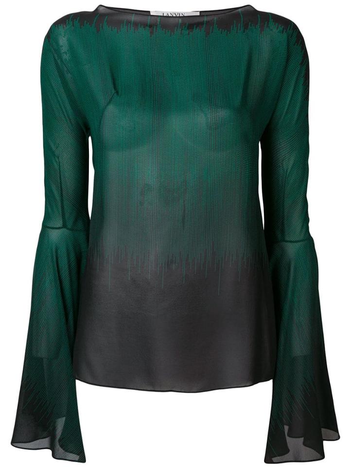 Lanvin Loose Fit Blouse - Green