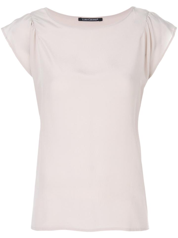 Luisa Cerano Loose Fit Top - White