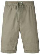 Lost & Found Rooms - Layered Shorts - Men - Cotton/spandex/elastane - M, Green, Cotton/spandex/elastane