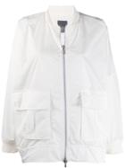 Lorena Antoniazzi Oversized Bomber Jacket - White