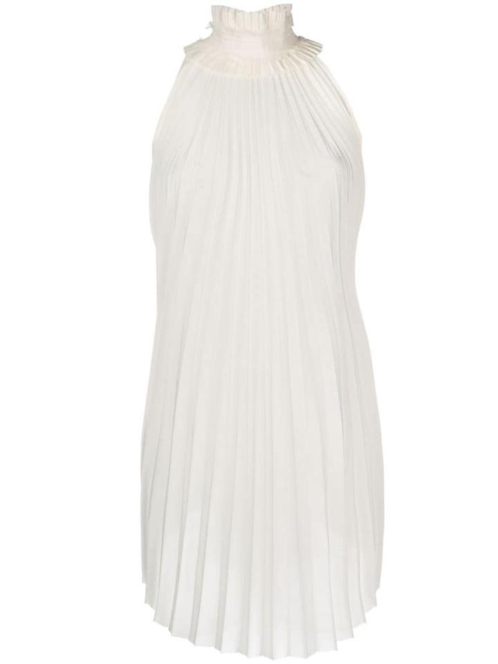 Haider Ackermann Pleated Silk Blouse - White