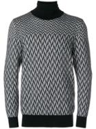 Givenchy Geometric Knitted Jumper - Black