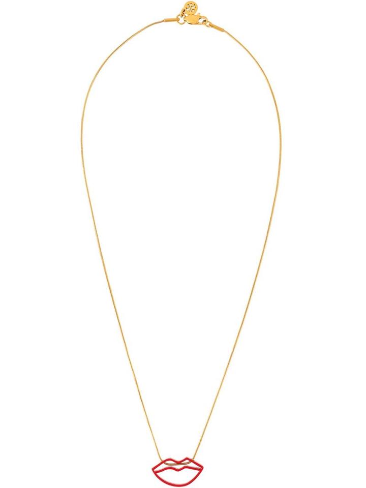Tory Burch Sylvan Necklace, Women's, Metallic, Brass
